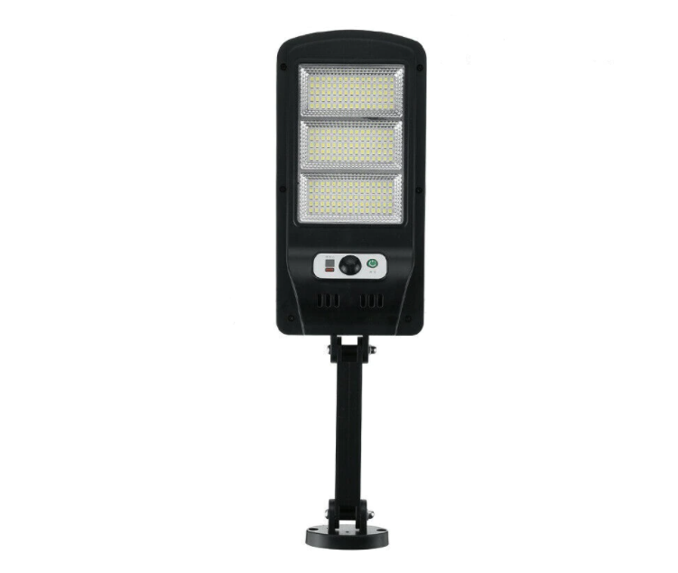 Lampa solara stradala, klausstech, senzor de proximitate, incarcare solara, control prin telecomanda, negru